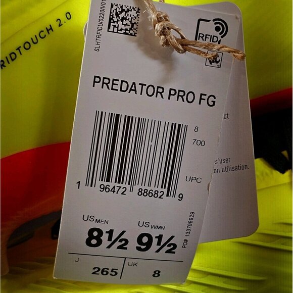 adidas Yellow and Black Athletic Shoes - Picture 15 of 15